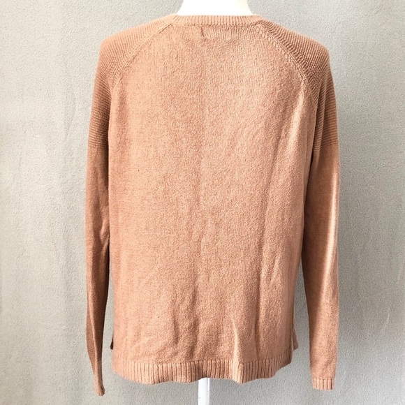 Old Navy Cotton Crewneck Tan Brown Sweater - Picture 7 of 12